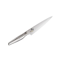 KAI 貝印｜關孫六流線型握把一體成型不鏽鋼刀-15cm(廚房小刀)