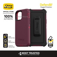 OtterBox Defender Series Phone Case for iPhone 12 Pro Max /12 Pro /12/12 Mini Anti-drop Cover - Wine red