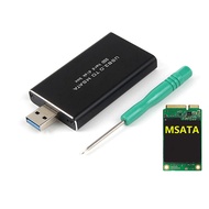 MSATA เป็น USB 5G Bps USB 3.0เพื่อ MSATA SSD สิ่งที่ส่งมา USB3.0เพื่อ MSATA กรณีฮาร์ดดิสก์อะแดปเตอร์ M2 SSD ภายนอก HDD มือถือกล่อง HDD กรณี