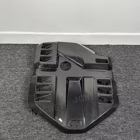 Real Dry Carbon Fiber Car Engine Protector Hood Engine Bonnet Cover Trim Body Kits for BMW G87 M2 G8
