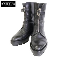 Pre-owned Prada Zip Leather Boots 361/2