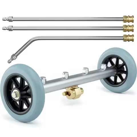 42cm Car Chassis Cleaning Underbody Scrubbing Floor Brush High-pressure Water Wash Floor Pan Road 15