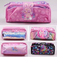 Smiggle Pencil Case Student Stationery Bag Large Easy Pencil Storage Bag Cartoon Stationery Box