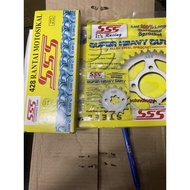 EX5 SPROCKET SET SSS 428 14T/37T