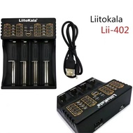 LiitoKala Lii-402 แบบ 4 ช่อง เต็มตัดอัตโนมัติ เครื่องชาร์จ 18650