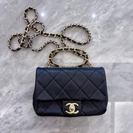 Chanel 23c 圓環把手方胖晚宴包