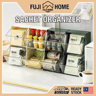 🏠READY STOCK🏠2 Tier Tea Bag Storage Box Desktop Organizer Drawer Desk Organizer Office Home Statione