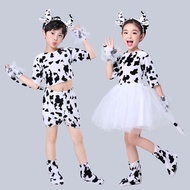 New Year's Day Children's Costume Cow Animal Costume Milk Song Ranch Little Guy Baby Cow Costume Fem