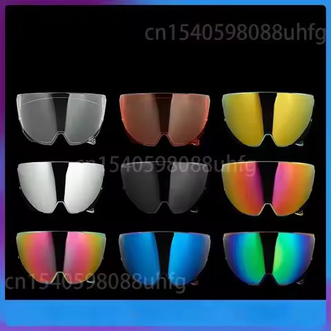 Visor Lens Replacement for RUROC ATLAS 3.0 4.0 Motorcycle Helmet Shield Goggles Plating Red Replacem