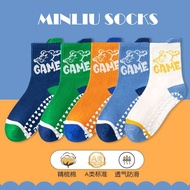 Autumn and Winter Non-Slip Dispensing Children's Socks Spring and Autumn Room Socks Sports Trendy Socks Tube Socks Trampoline Boys Cotton Sock