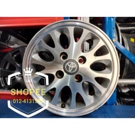 USED SPORT RIM 15 INCH ORIGINAL TOYOTA UNSER RM740 SET 4PC (KENA BELI 4KALI 1KALI 1BIJI 1 KOTA POS) 
