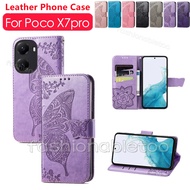 Flip Leather Phone Case For Xiaomi Poco X7 pro X 7 PocoPhone X7pro PocoX7 pro PocoX7pro PocoPhoneX7p