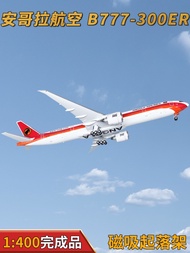 1: 400 Angola Air B777-300ER Passenger Aircraft D2-TEK Simulation Aircraft Model Alloy Collection AV