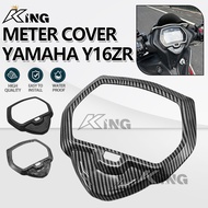 Y16ZR METER COVER ABS CARBN BLACK PROTECTION CASE FRAME METER COVER METER TINTED STICKER YAMAHA Y16 