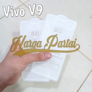 LAYAR Tempered GLASS VIVO V9 FULL Glue FULL Screen 9D - WHITE - HG