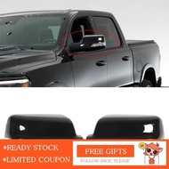 nearbeauty Rearview Mirror Cover 6RP44KXJAA Black Door Rear View Replacement for 1500 2019?2022 Worr