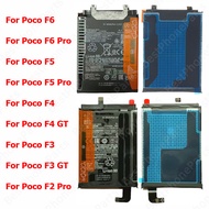 Battery For Xiaomi Poco F6 F5 F4 F3 GT F2 Pro BM5W BP52 BM5N BP4K BP48 BP49 BM56 BM4Y BM4Q Cellphone
