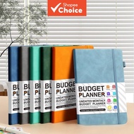 A5 Financial Organizer Budget Planner Notebook, 102Pages Daily Weekly Diary Book Family Personal Fin