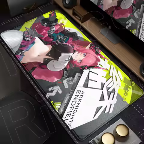 XXL Game Arknights Endfield Yvonne Mouse Pad Rug Non-slip Rubber Gamer Computer Mats Desk mat Laptop