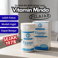 EXAMO CKM 500 Supplement Vitamin Minda Fokus Brain Booster Support Nutrisi Otak Makanan Tambahan Pel