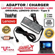 Laptop Charger Adapter Lenovo Thinkpad L380 L390 Type C Original - Laptop Adapter Lenovo Thinkpad L3