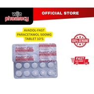 AVADOL-FAST TABLETS 500MG- 1STRIP