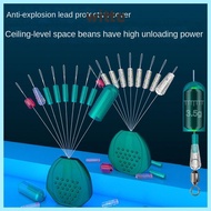 WITTE 90pcs(10 Groups) Fishing Bobber Stopper, Line Tackle Accessories transparent Rubber Bean, Dura