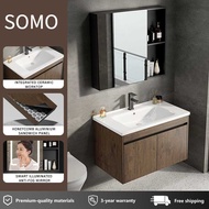 【Free delivery】Honeycomb aluminum bathroom cabinet combination space aluminum bathroom cabinet