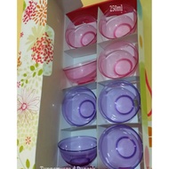 Tupperware Crystal bowl  (8) 250ml