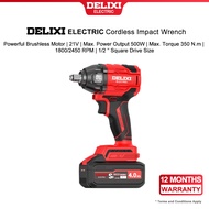 DELIXI Electric DLX-BS21 21V 350N.m Powerful High-torque cordless brushless impact wrench