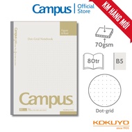 Dot Grid Dotted Campus Notebook 80 Pages B5 Size Quantity 70gsm Basic Notebook Simple Style