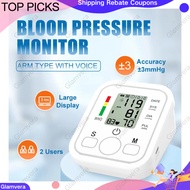 Glamvera Arm Blood Pressure Digital Monitor Rechargeable Meter Original Accurate Large Display