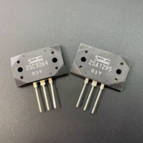 1pair/lot 2SA1295 2SC3264 New Genuine Original Stereo Amplifier Pairs TO-3P