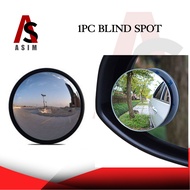 ASIM MOTORCYCLE 1PC BLIND SPOT REOUND STICK- ON SIDE VIEW MIRROR FOR CAR/MOTORCYCLE