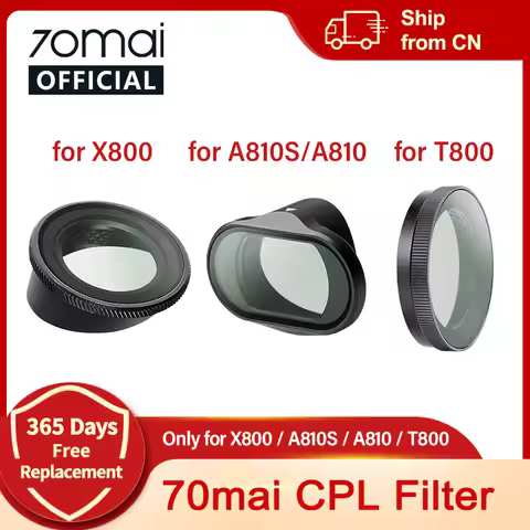 Original 70mai CPL Filter for 70mai A810 Lite/ A810S/ A810/ X800/ T800 Circular Polarizing Lens Filt