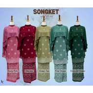 KURUNG AIRIS ● Baju KURUNG SONGKET PRINTED ● Baju Kurung Moden