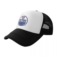 NHL Edmonton Oilers Mesh Trucker Cap with Sun Protection - Perfect for Hiking and Camping