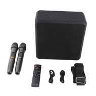 tombph Speakers Bluetooth Wireless Loud with Bass 140W Speaker 2 Mic for Outdoor Black