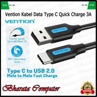 Vention Type C Quick Charge Fast Charging Data Cable COK 3A - 0.25M Type C Cable Fast Charging