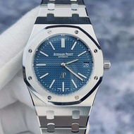 Aibi Royal Oak New Style 16202ST Blue Disc Stainless Steel Material Ultra-Thin Automatic Mechanical Men's Watch 39mm Audemars Piguet