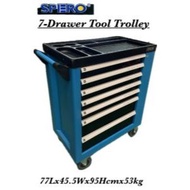 Tool Trolley 7-Drawer(Blue)