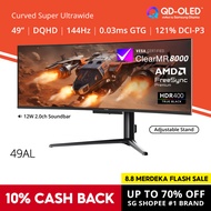 PRISM+ 49AL | 49" 144Hz Curved Ultrawide OLED 0.03ms 148% sRGB Gaming Monitor [5120 x 1440]