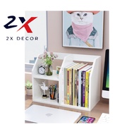 Simple, Modern Wooden Shelf Designed for Study Desk, Desk – 2X Decor 2X243