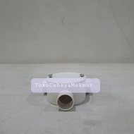 TDus / TeDus / TeeDus / T Dus Baut 3 Cabang 3/8 5/8 Inci Putih Tebal