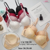 [Size 36-40] Bra, thin foam front-mounted bra, ventilated cup A MS726