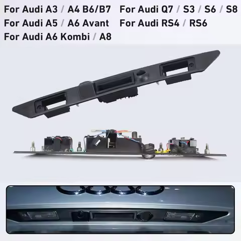 Car HD 720P Reverse Backup Rear View Camera RCD330 And Filter Relay For Audi A3 A4 A6 B6 B7 S3 S6 A8