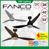 Fanco B Star 36" / 46" / 52" 3 Blades Ceiling Fan with LED light and Remote Control