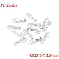 500PCS/100pcs KF2510 KF 2510 KF2510-T 2.54MM Pitch Copper Crimp PCB Terminal Connector Female Housin
