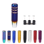 Knurled Gear Shift Knob Manual Transmission Aluminum Non-Slip Shifter Lever Knob For Universal Auto 