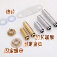4 Points Double Hole Basin Faucet Accessories Nut Faucet Straight Foot Extended Straight Foot Rod Fi
